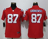 Women Nike Patriots 87 Rob Gronkowski Red Vapor Untouchable Limited Jersey,baseball caps,new era cap wholesale,wholesale hats